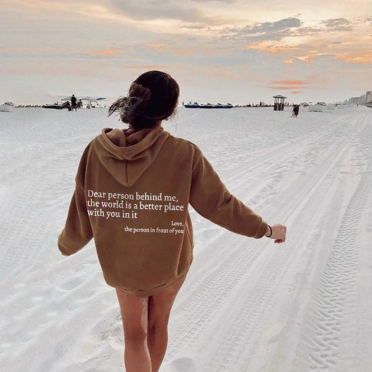 "The world is a better place" Hoodie