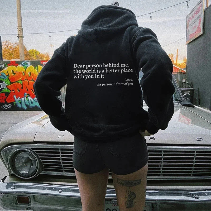 "The world is a better place" Hoodie